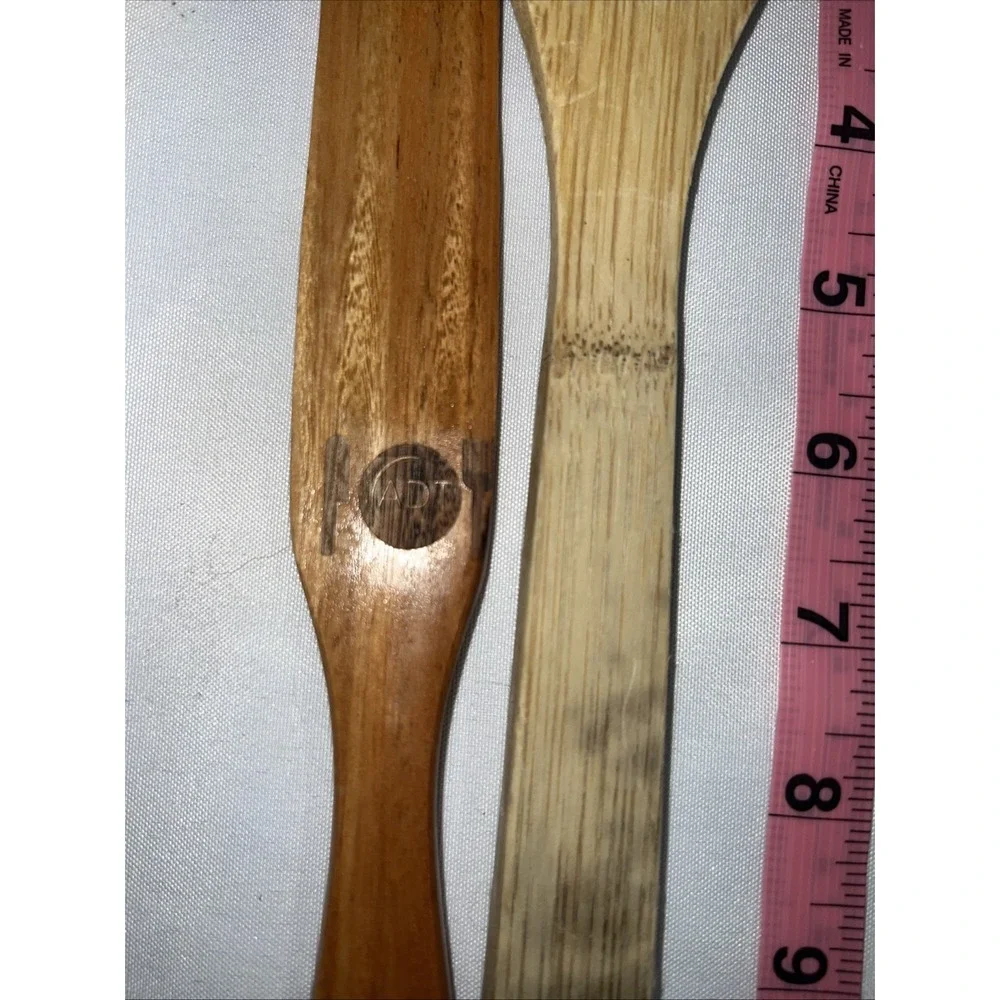 VTG Lot of 8 Wooden Spoons Spatula Primitive Country Kitchen Farmhouse Utensils